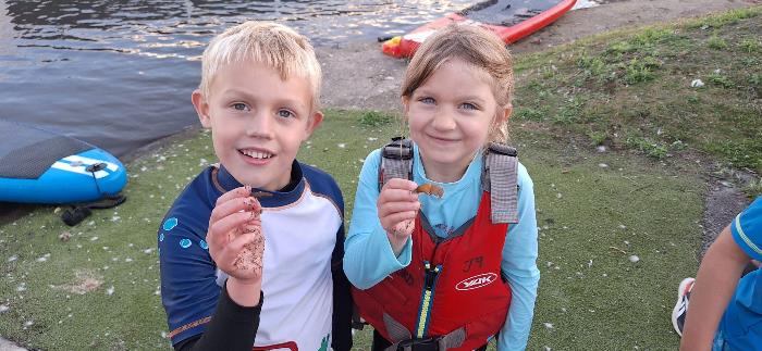 1st Hertford Beavers Paddle-boarding - Sept 2024