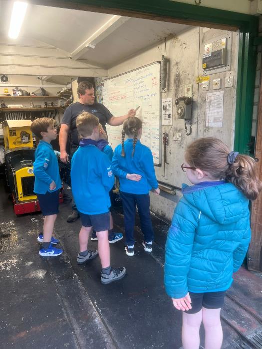 Beavers at East Herts Miniature Railway